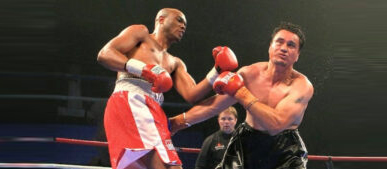 Jameson Bostic in a boxing stance